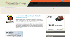Desktop Screenshot of elcastellano.org