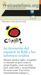 Mobile Screenshot of elcastellano.org